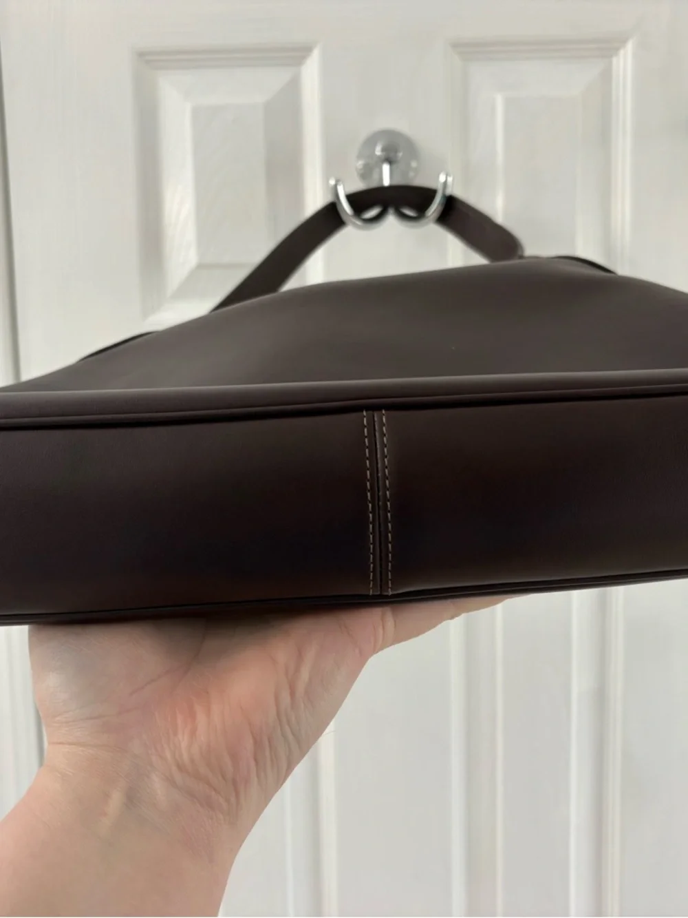 Coach Ella Shoulder Bag Espresso - Picture 7 of 11